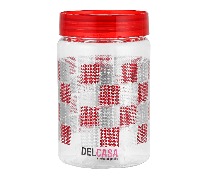 Delcasa DC2180 500ml Lightweight Plastic Canister - Red - Zoom Image 2