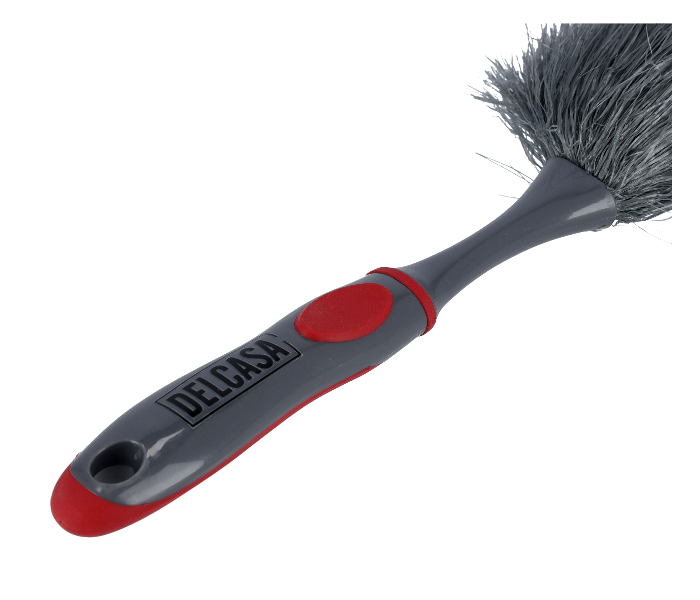 Delcasa DC1616 Washable and Reusable Handy Duster Brush - Red and Grey - Zoom Image 2