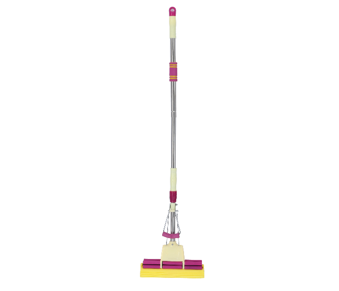 Delcasa DC2008 Super Absorbent PVA Squeezer Mop - Pink and Grey - Zoom Image 1