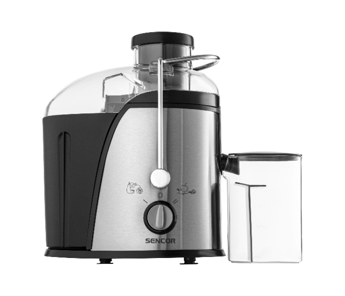 Sencor SJE741SS 400W 2Speed Juicer with Triple Engine Protection -Black and Silver - Zoom Image 2