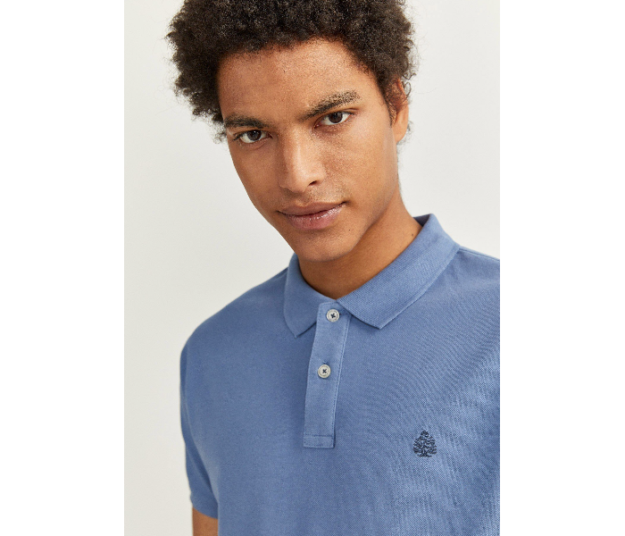 Springfield 143801813 XL Polo Shirt for Men - Medium Blue - Zoom Image 2