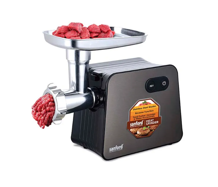 Sanford SF5858MG-B 2000 Watts Meat Grinder Mincer - Black and Silver - Zoom Image 1