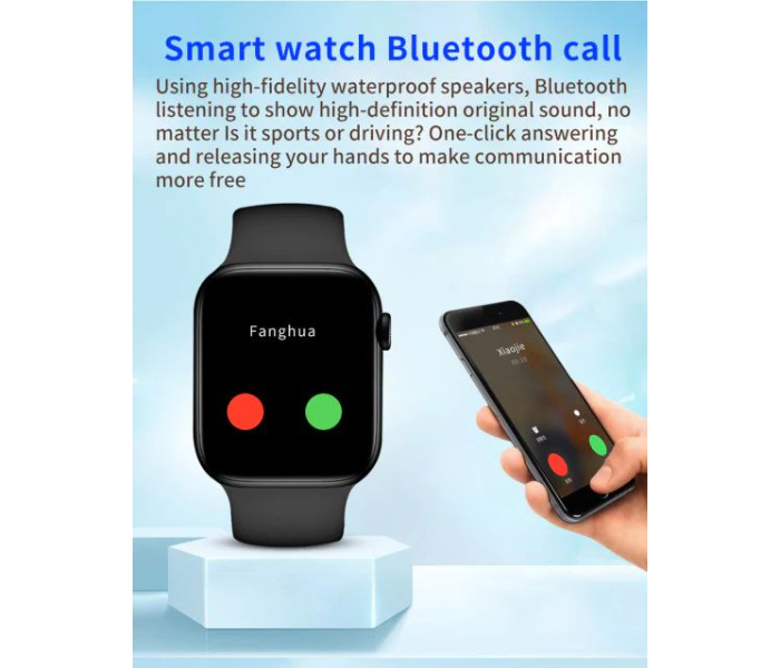 Smart Watch 7 Bluetooth Full Screen Rotation Function Smart Bracelet with Buttons - Zoom Image 9