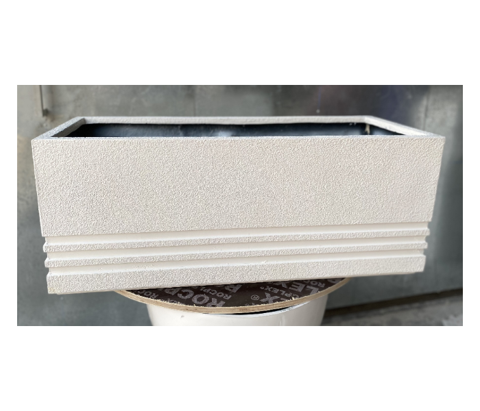 Grace GQ-403/A 1000x400x400mm Exotic Royal Design Garden GRP Planters for Interior and Exterior - White - Zoom Image 1