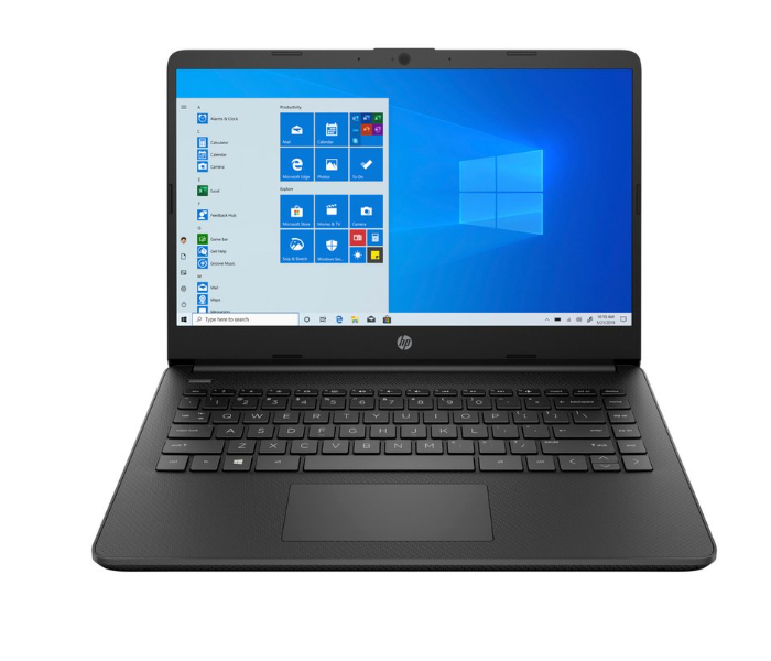 HP 14S-DQ2002NE-34W29EA 14 Inch HD Intel Core i3 1115G4 Processor 4GB RAM 256GB SSD Intel UHD Graphics Windows 11 -Black - Zoom Image 1