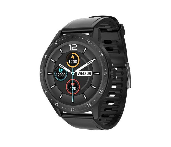 Porodo PD-VORTEX-BK 1.3 Inch HD Touch Screen IP67 Waterproof Sleep and Heart Rate Monitoring Smart Watch - Black - Zoom Image 2