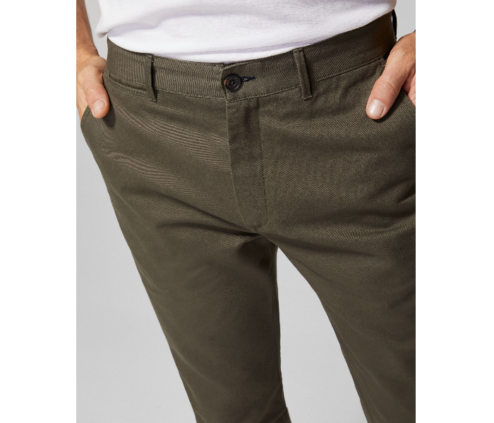 Springfield 155475125 Size 50 Chinos for Men - Green - Zoom Image 2