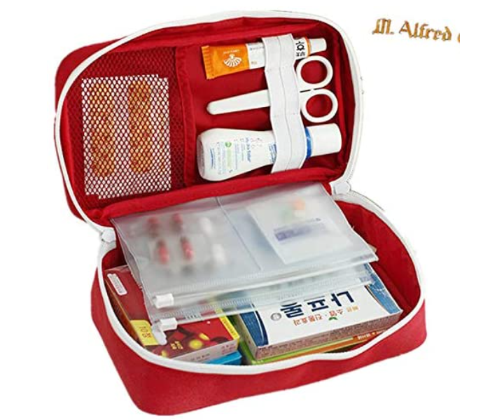 Portable First Aid Kit Bag - Red - Zoom Image 3