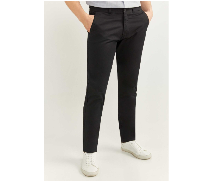 Springfield 155715701 Size 44 Chinos for Men - Black - Zoom Image 1