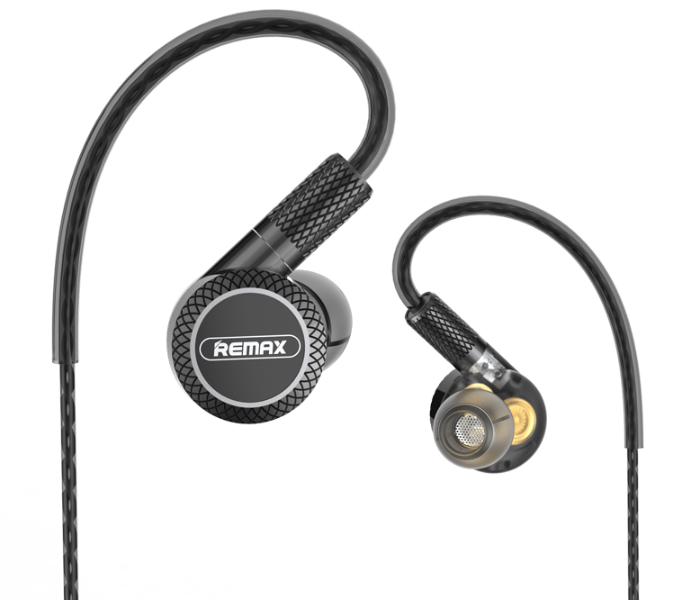 Remax RM-590 Triple-Moving-Coil Earphone -Black - Zoom Image 4