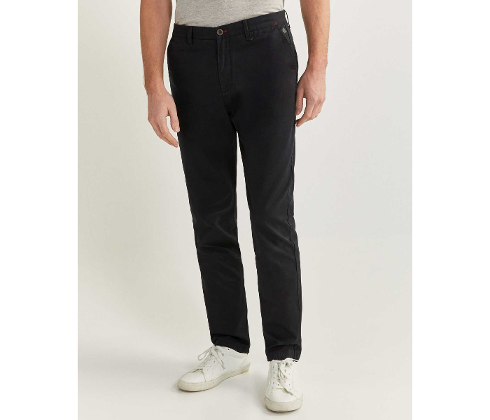 Springfield 155702501 Size 42 Chinos for Men - Black - Zoom Image 1