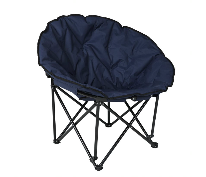 Durable DR-CCMMON Portable Camping Padded Moon Chair -Blue - Zoom Image