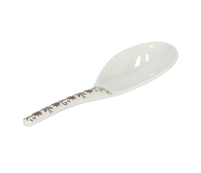 Delcasa DC1792 Melamine Durable Heavy Duty Rice Spoon with Soft Grip - White - Zoom Image 3