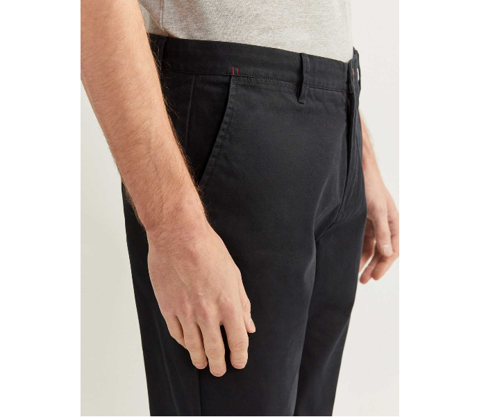 Springfield 155702501 Size 44 Chinos for Men - Black - Zoom Image 2