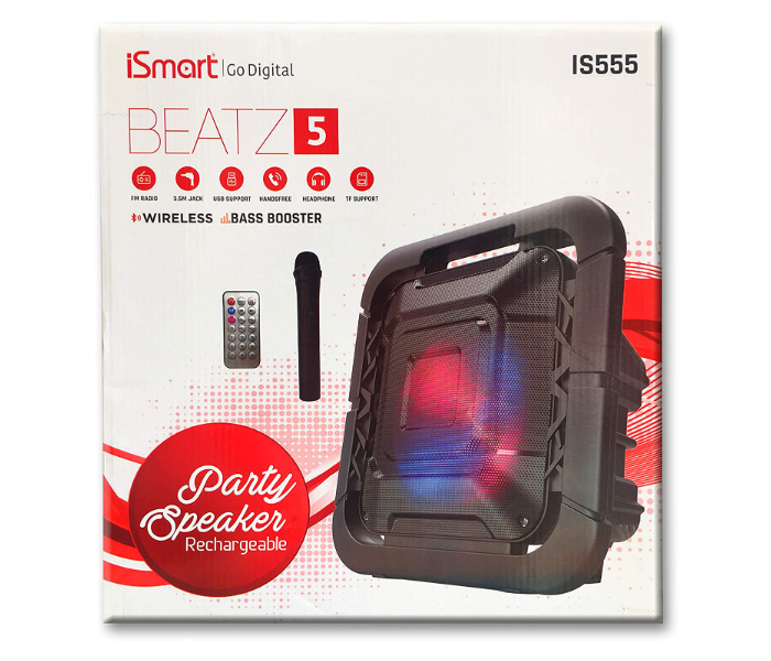 iSmart Beatz5 IS555 Wireless Bass Booster Speaker - Zoom Image 5