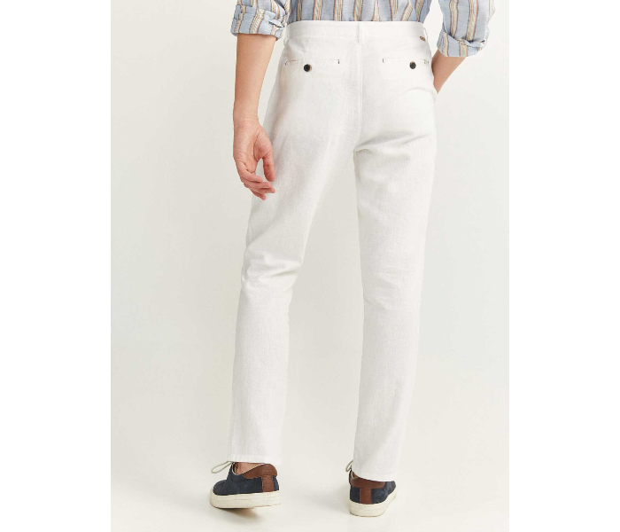 Springfield 155712299 Size 44 Chinos for Men - White - Zoom Image 3