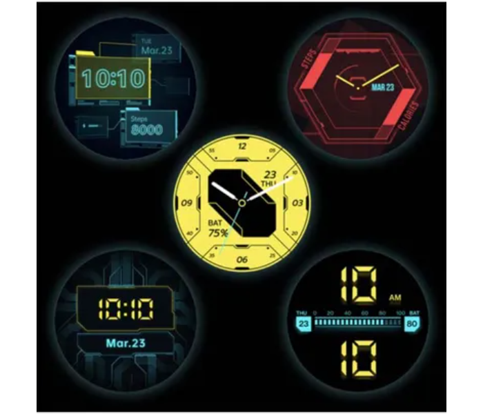 OnePlus Watch Cyberpunk 2077 Limited Edition - Black - Zoom Image 4