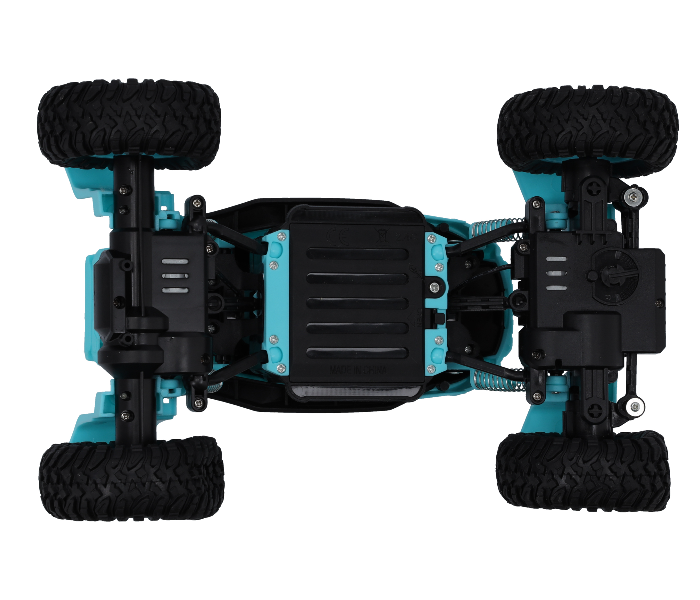 Merriboy MBRC1999 4 Wheel Remote Control MKB Scrambler Rock Climbing Toy Car for Kids - Blue and Black - Zoom Image 2