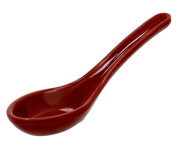 Delcasa DC2314 25Gram Melamine Soup Spoon - Maroon - Zoom Image 1