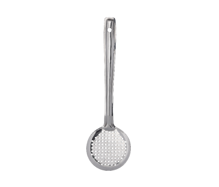 Delcasa DC1881 Durable Stainless Steel Frying Slotted Skimmer Spoon -Silver - Zoom Image 1