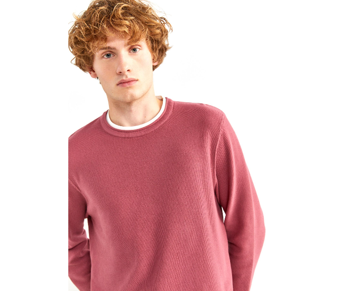 Springfield 141759272 XL Cotton Knitwear for Men - Pink - Zoom Image 2