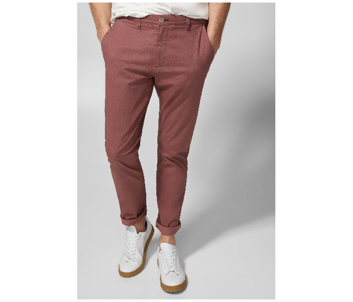 Springfield 155564269 Size 48 Chinos for Men - Maroon - Zoom Image 1