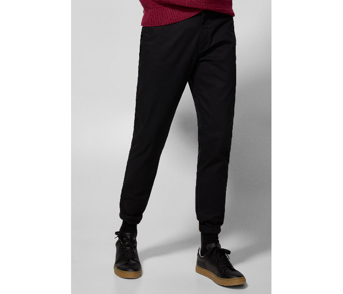 Springfield 155550201 Size 50 Chinos for Men - Black - Zoom Image 2