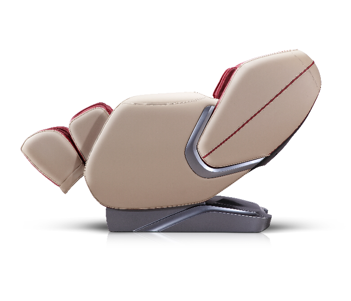 iRest SL-A300 110W SL Shape Curved Rail Stepless Calf Rest Mechanical Massage Intelligent Full Body Massage Chair  -Beige  - Zoom Image 2