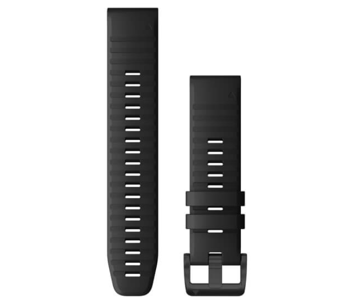 Garmin 010-12863-00 QuickFit 22mm Silicone Band - Black - Zoom Image 1