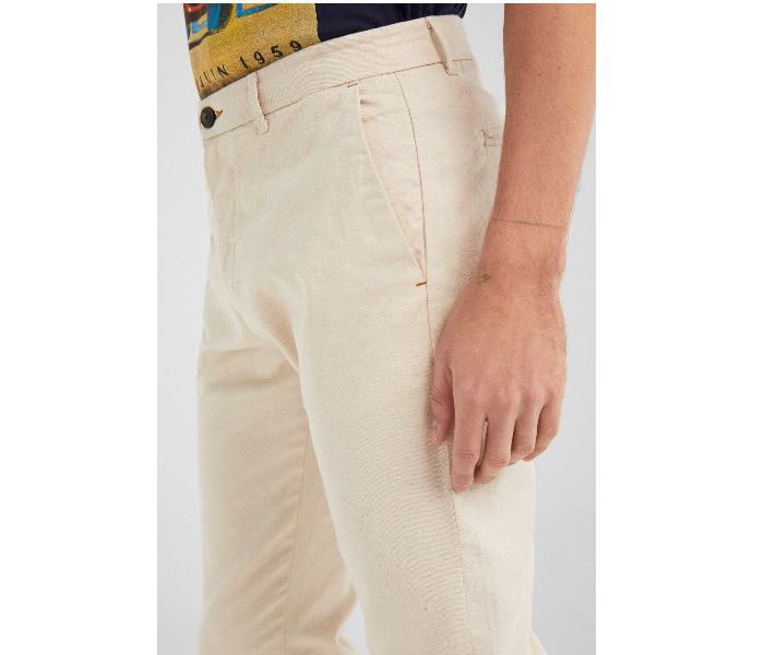 Springfield 155569396 Size 50 Chinos for Men - Ivory - Zoom Image 2