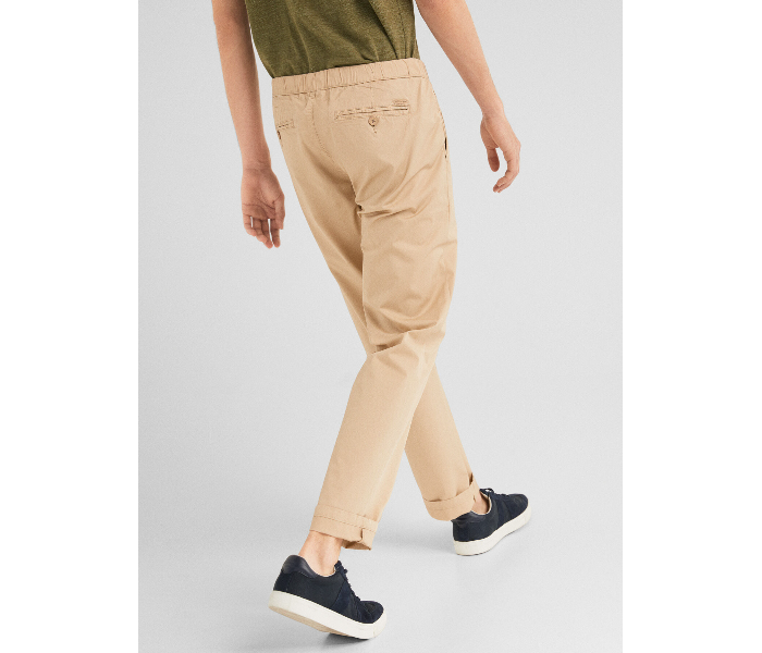 Springfield 155603751 Size 40 Chinos for Men - Beige - Zoom Image 3