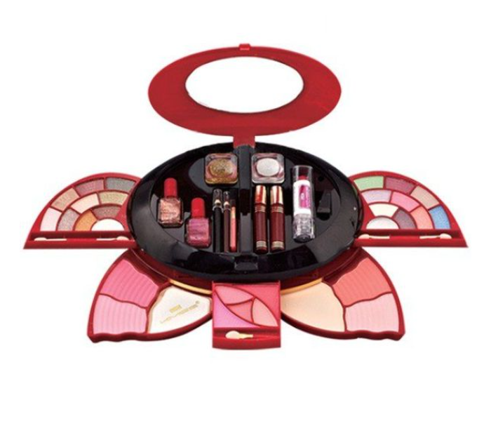 KMES C-918 Butterfly Shaped Makeup Kit for Women - Red - Zoom Image