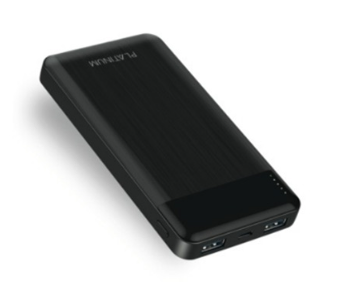 Platinum P-PBELG10BK ELEGANCE Series 10000mAh Power Bank with Quick Charge 3.0 - Black - Zoom Image 2