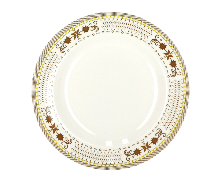 Delcasa DC1786 8 Inch Melamine Durable Superior Quality Round Soup Plate - White - Zoom Image 1