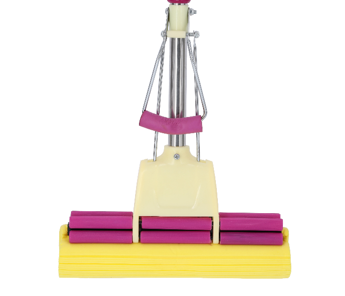 Delcasa DC2008 Super Absorbent PVA Squeezer Mop - Pink and Grey - Zoom Image 2