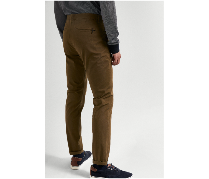 Springfield 155553729 Size 38 Chinos for Men - Green - Zoom Image 4