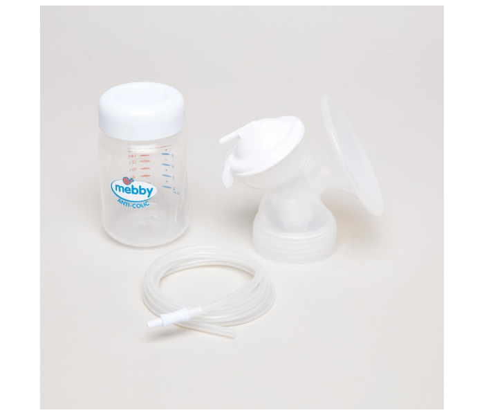 Mebby 95145 180ml Natural Plus Silicone Shield Breast Pump Kit - White - Zoom Image 3