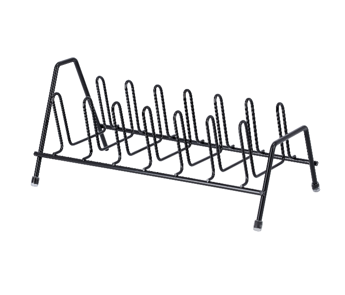 Delcasa DC1876 Portable Lightweight Simple Wire Draining Dish Rack -Black - Zoom Image 1