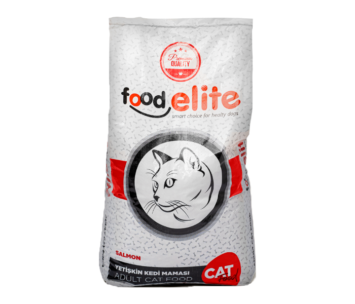 Food Elite 15Kg Premium Quality Salmon Flavoured Adult Cat Food - Zoom Image