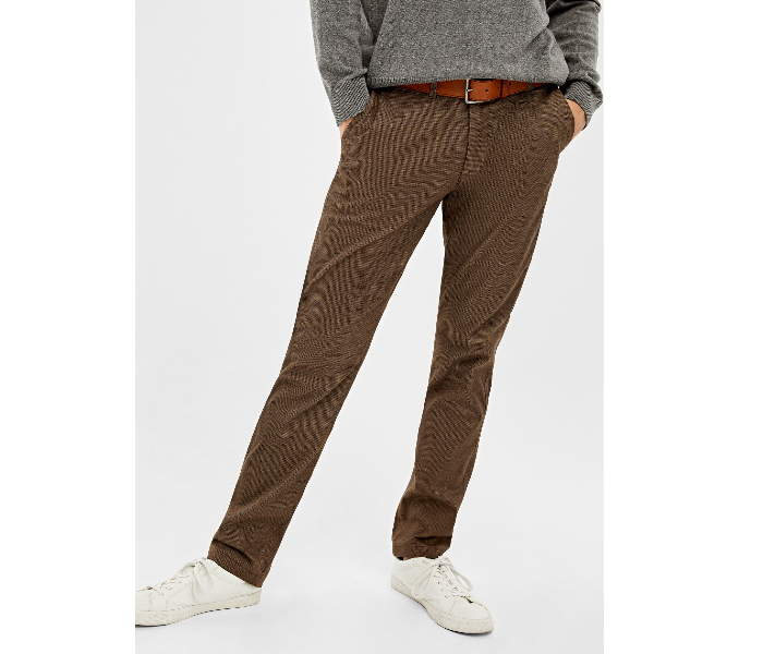 Springfield 155615059 Size 38 Chinos for Men - Brown - Zoom Image 1