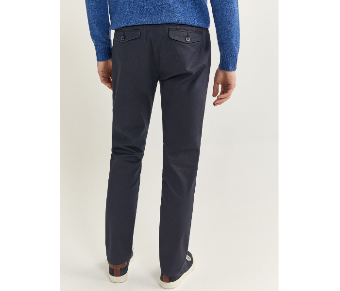 Springfield 155703312 Size 38 Chinos for Men - Medium Blue - Zoom Image 3