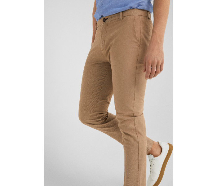 Springfield 155571552 Size 50 Chinos for Men - Camel - Zoom Image 2