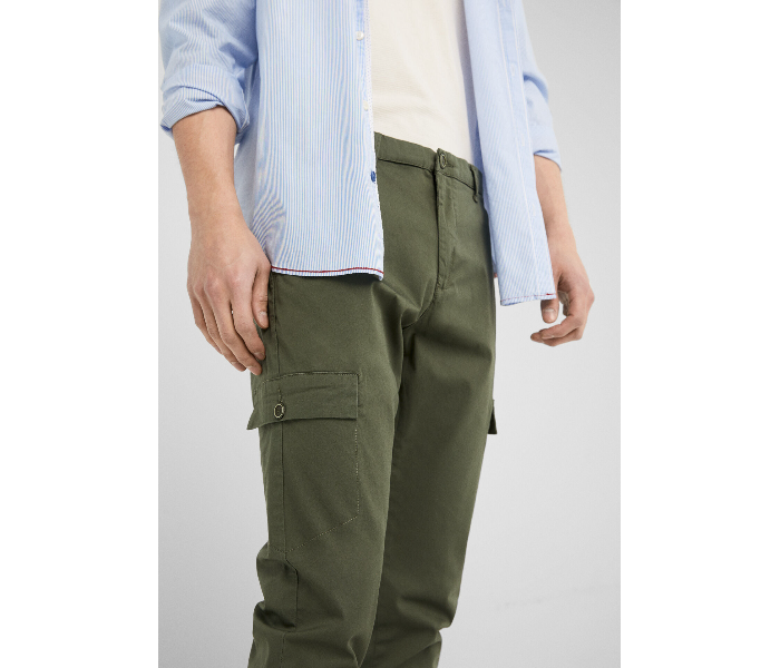 Springfield 155573124 Size 48 Chinos for Men - Green - Zoom Image 2