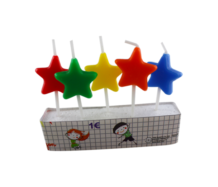 Sparkling Celebrations and Decorative Birthday Candles Star - Zoom Image