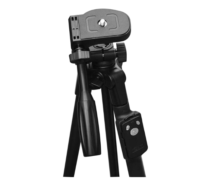 Yunteng VCT-5208 Tripod for Mobile Phones and Sports Cameras with Bluetooth Remote Control Shutter and Carry Case - Black - Zoom Image 5