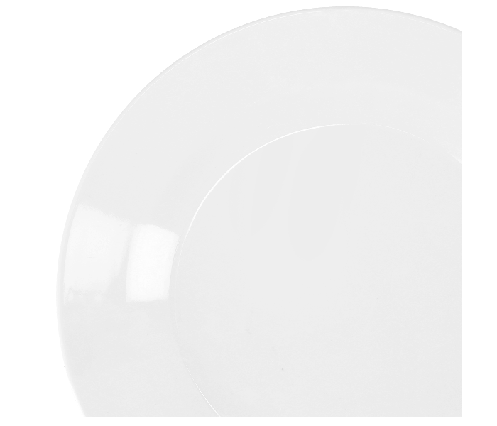 Delcasa DC2318 10.5 Inch Melamine Dinner Plate - White - Zoom Image 2