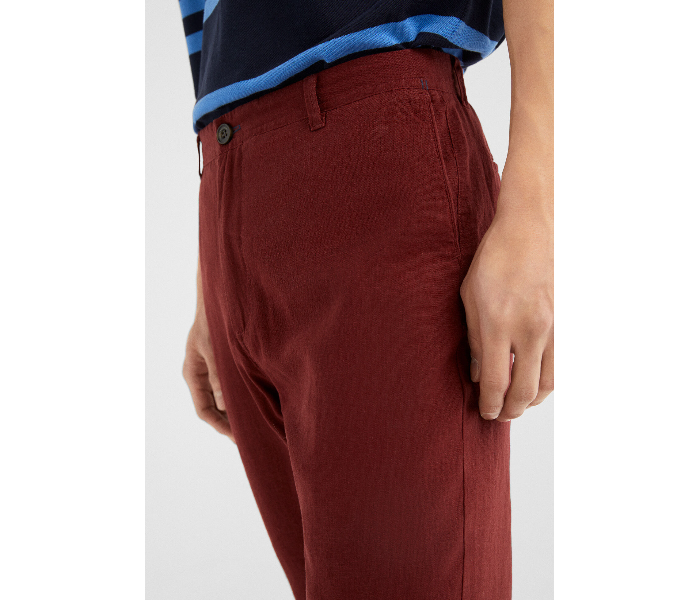 Springfield 155566968 Size 44 Chinos for Men - Wine - Zoom Image 2