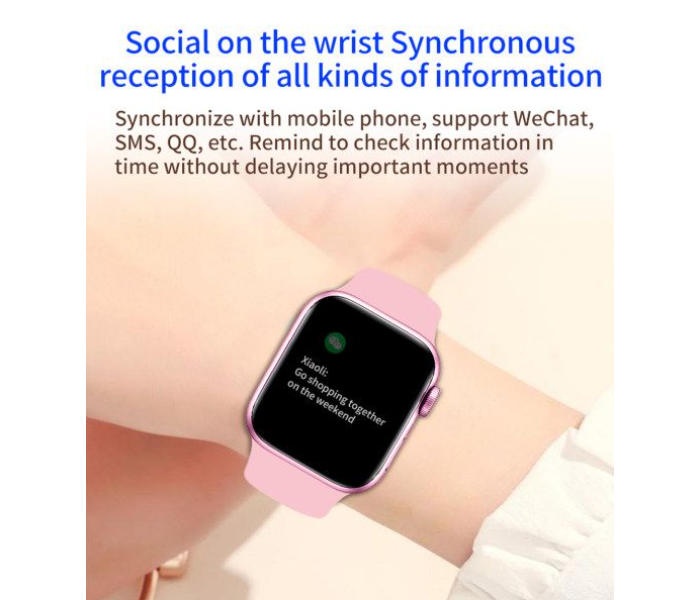 Smart Watch 7 Bluetooth Full Screen Rotation Function Smart Bracelet with Buttons - Zoom Image 8