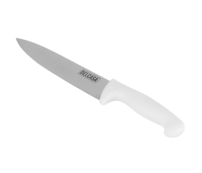 Delcasa DC1830 8 Inch Durable Chef Knife with Comfortable Handle - White - Zoom Image 1