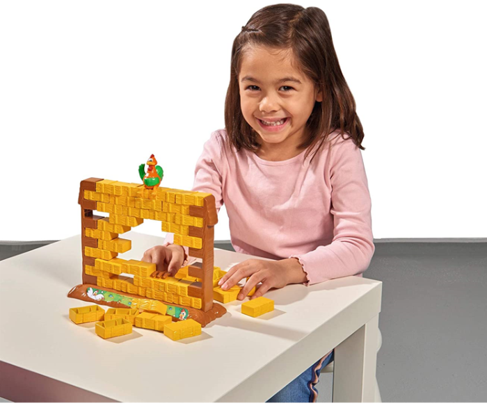 Noris 606064478 Rocky Rooster Block Games for Children - Yellow - Zoom Image 1